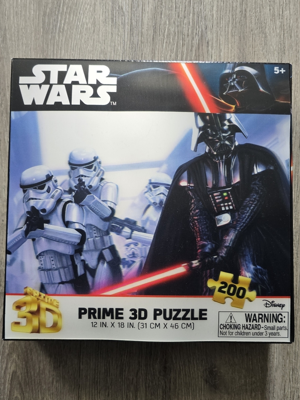 Star Wars Darth Vader & Stormtroopers 200-Piece 3D Puzzle - Black, White, Red